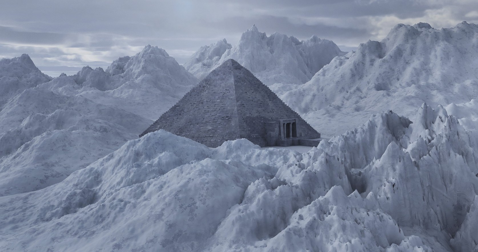 Huge pyramids have been found in Antarctica, and scientists have realized how they got there